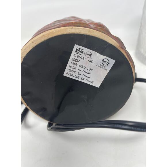 Scentsy Warmer - Rare and Hard to Find Boho Nature Design ~Needs Replacement Lid - Picture 5 of 7